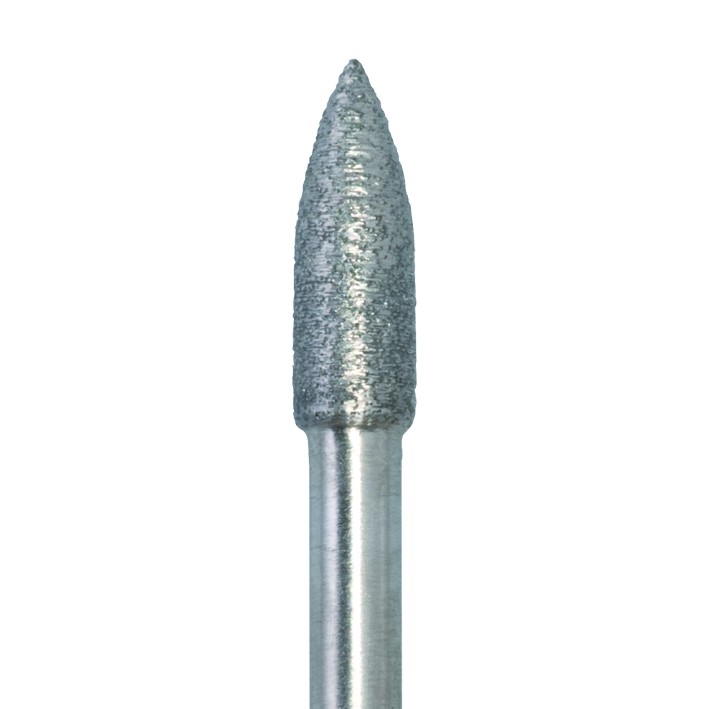 FG 牙科金刚砂车针，金刚石车针 Cylindrical pointed end 863-025